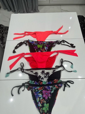 Women's bikinis used, pack of 5, multicolored