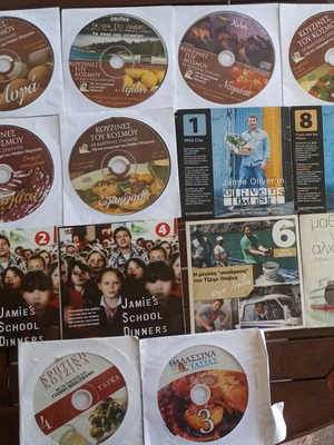 VCD cooking recipes like new, pack of 14 discs