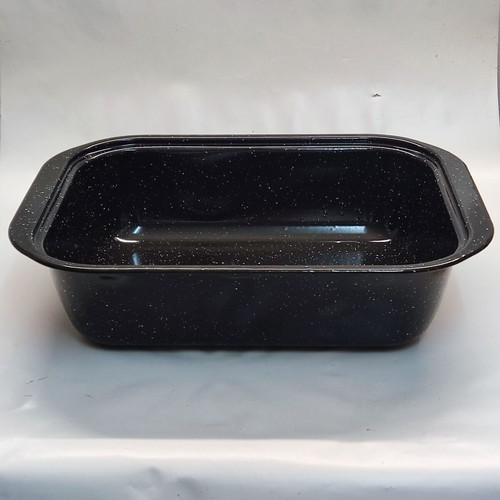 Enamel Roasting Pan new with glass lid