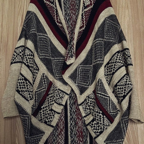 Toi Moi knitted cardigan used, vintage multicolor, size M/L