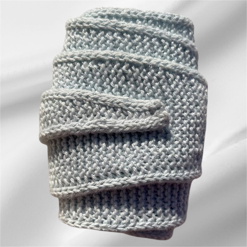 Sophie's scarf new from Italian cotton yarn with lurex