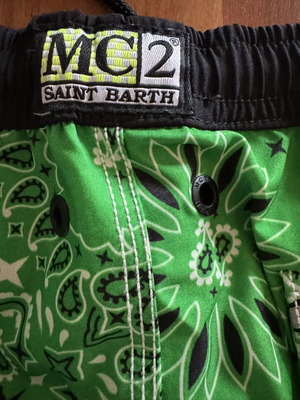 MC2 Saint Barth swim shorts like new, size 152 cm, green