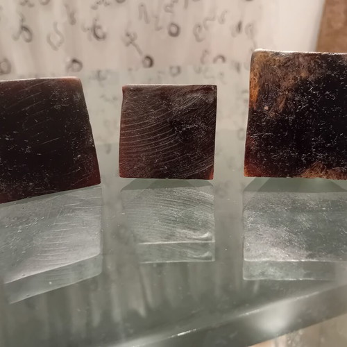Set of 3 used decorative souvenir pyramids from Luxor