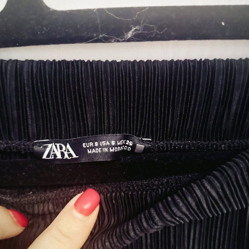 Zara black airy pants like new, size S