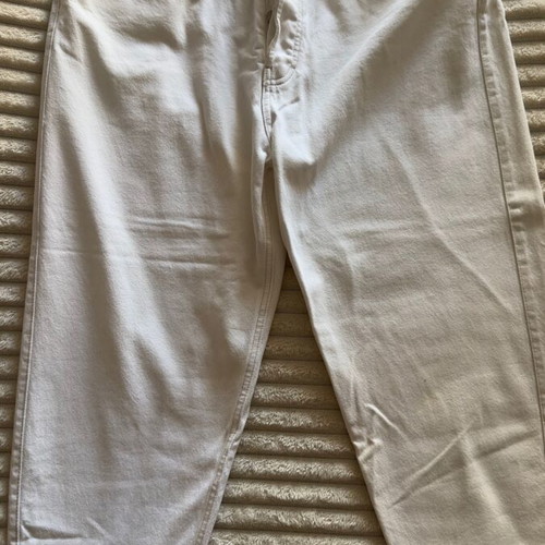 Men's white Zara jeans like new, balloon fit, size XL