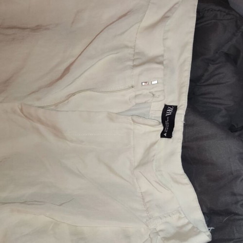 Zara παντελόνι XL μεταχειρισμένο, άσπρο