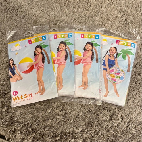 Inflatable beach balls children new, pack of 4, 51 cm