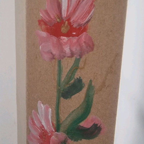 Hand-painted boxes like new, set of 2 pieces