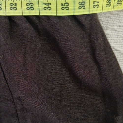 Max & Co skirt like new, A-line, 100% linen, brown, size L