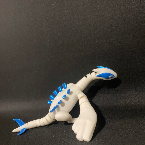 3D Lugia printed toy new with articulated body