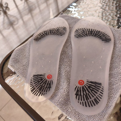 Silicone Shoe Insoles like new, size 43/44, Christou brand