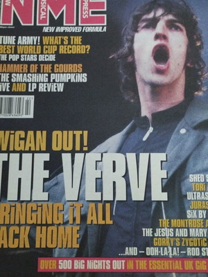 Περιοδικό NME με The Verve, Μάιος 1998