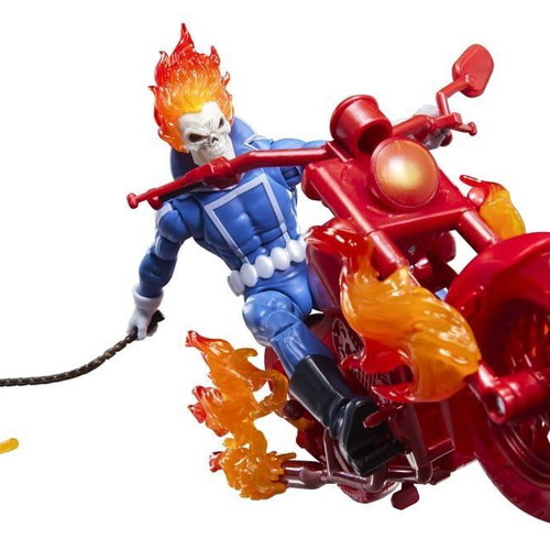 Hasbro Marvel Legends Ghost Rider Johnny Blaze & Motorcycle Set new