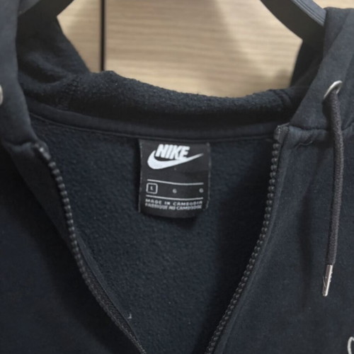 Nike black jacket (L) like new