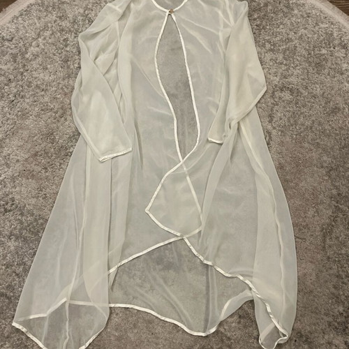 White semi-transparent Mya Style tunic like new, one size