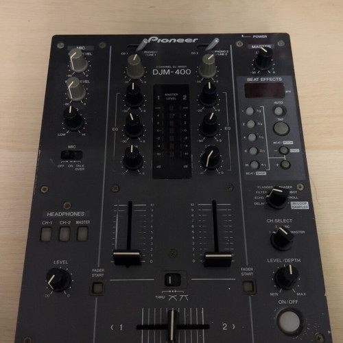 Pioneer DJM 400 DJ mixer used with cosmetic marks