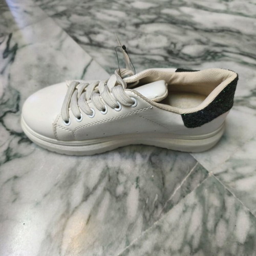 Celestino sneakers white with dark green glitter new size 36