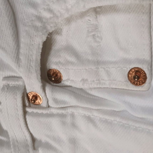 White Pull & Bear jeans like new, straight fit, size XS