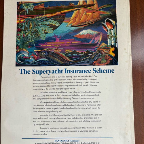 Yachting World magazine April 1995 used, English language