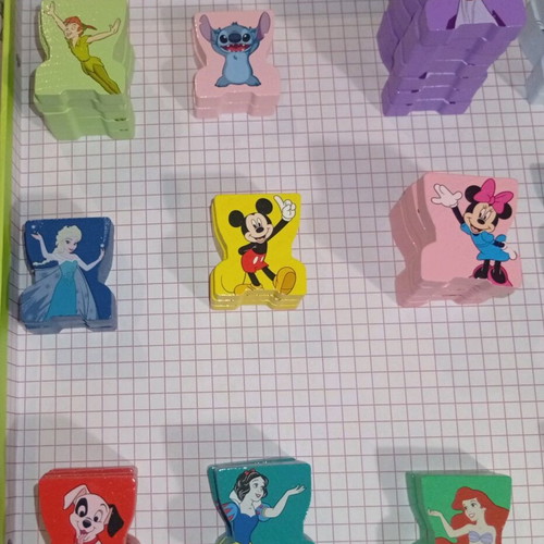 Collectible wooden Disney puzzle figures new in box