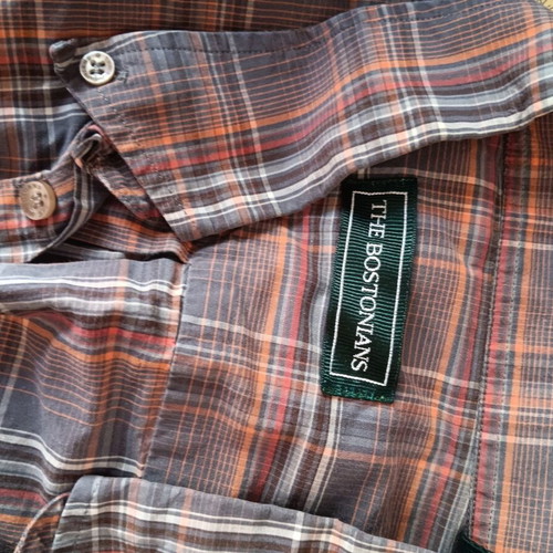The Bostonians thin shirt used, size L, brown and orange