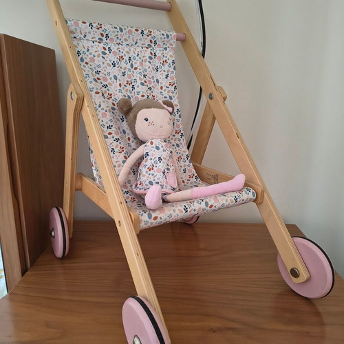 Little Dutch Rose doll and doll stroller combo
