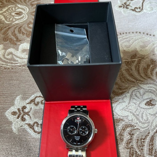 JDM Military Sapphire Echo-Black Swiss watch like new