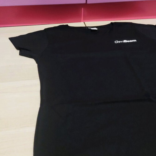 Gymbeam women's basic t-shirt Medium new, black