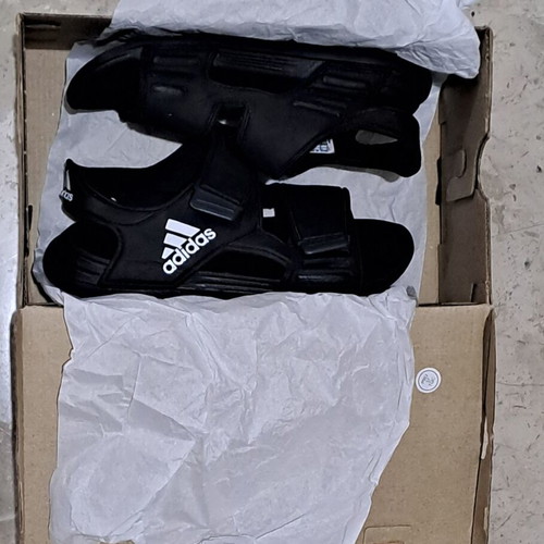 Adidas children's slippers with strass size 34 used, black