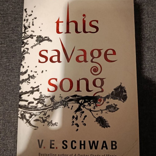 This Savage Song by V. E. Schwab fantasy book like new