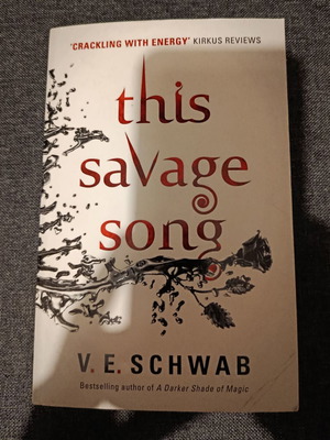 This Savage Song by V. E. Schwab fantasy book like new