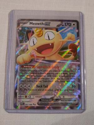 Pokemon Perfect Order Meowth EX card like new