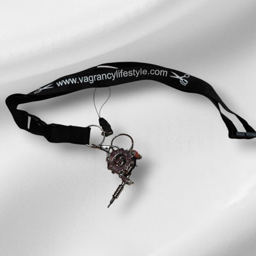 Vagrancy Lifestyle neckstrap new with mini tattoo machine black