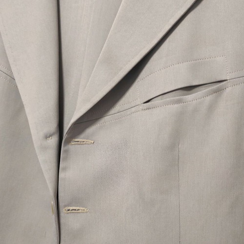 Men's summer suit like new, beige, jacket size 48, pants size 42