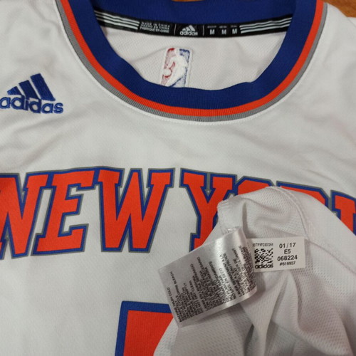 New York Knicks Adidas NBA basketball vest used, Carmelo Anthony 7