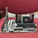 Msi ms6147 motherboard with Intel Celeron 433MHz CPU and Creative Sound Blaster Audigy 2