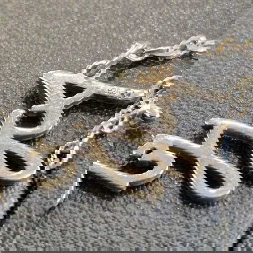 Ασημένιο κολιέ με όνομα Αγγελική 925, 2,9γρ