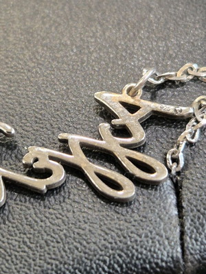 Ασημένιο κολιέ με όνομα Αγγελική 925, 2,9γρ