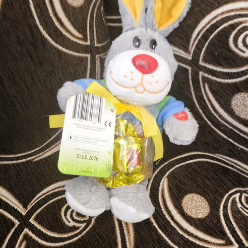 Plush Bunny new with chocolates and candies, Old MacDonald Had a Farm