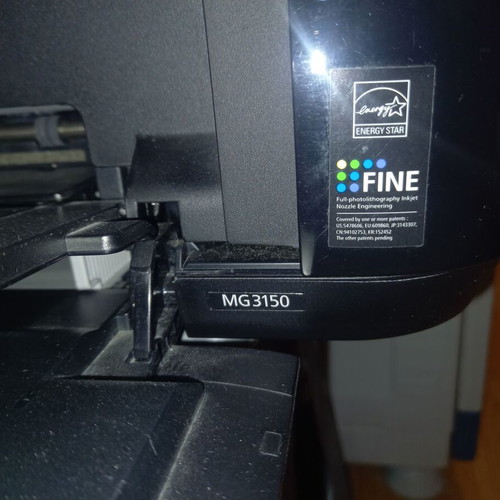 Canon PIXMA MG 3150 multifunction printer used