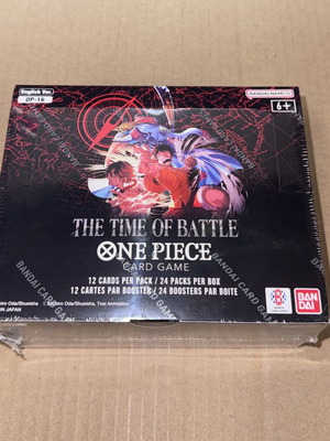 The Time of Battle Booster Box One Piece σφραγισμένο