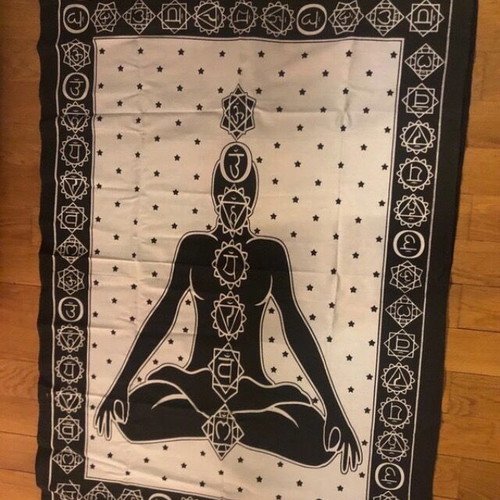 Indian Yoga Meditation Cotton Cloths New, Set of 2