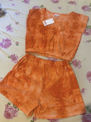 Summer set new, orange, breathable