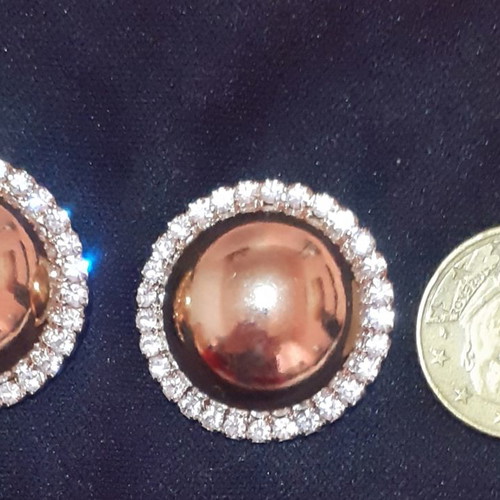 Swarovski decorative buttons new, pack of 2