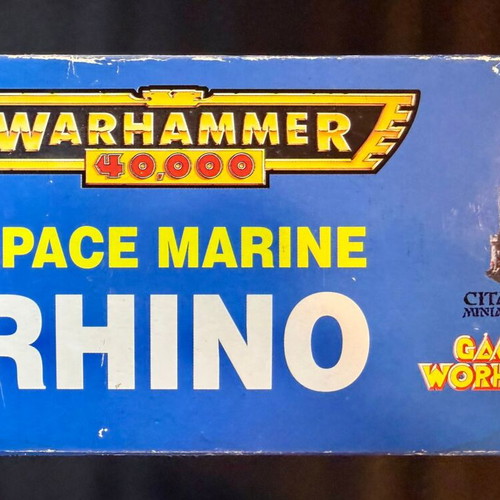 Warhammer 40,000 Space Marine Rhino used model 1990s