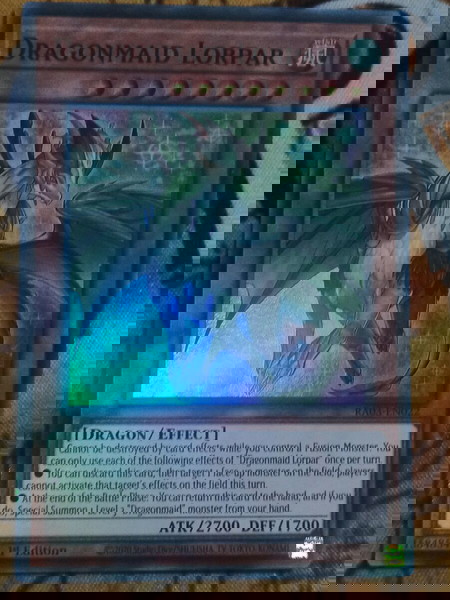 Dragonmaid Lorpar (Super Rare, Yugioh)
