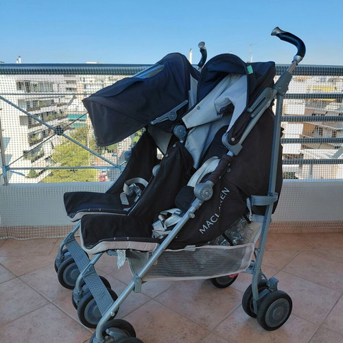 Maclaren double twin stroller