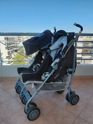 Maclaren double twin stroller
