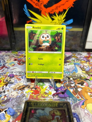 Pokemon card Rowlet sun&moon 2016 μεταχειρισμένη