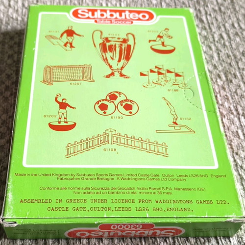 Subbuteo 63000 Team West Ham United 1981-1983 new